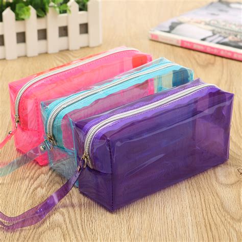 clear cosmetic bags bulk